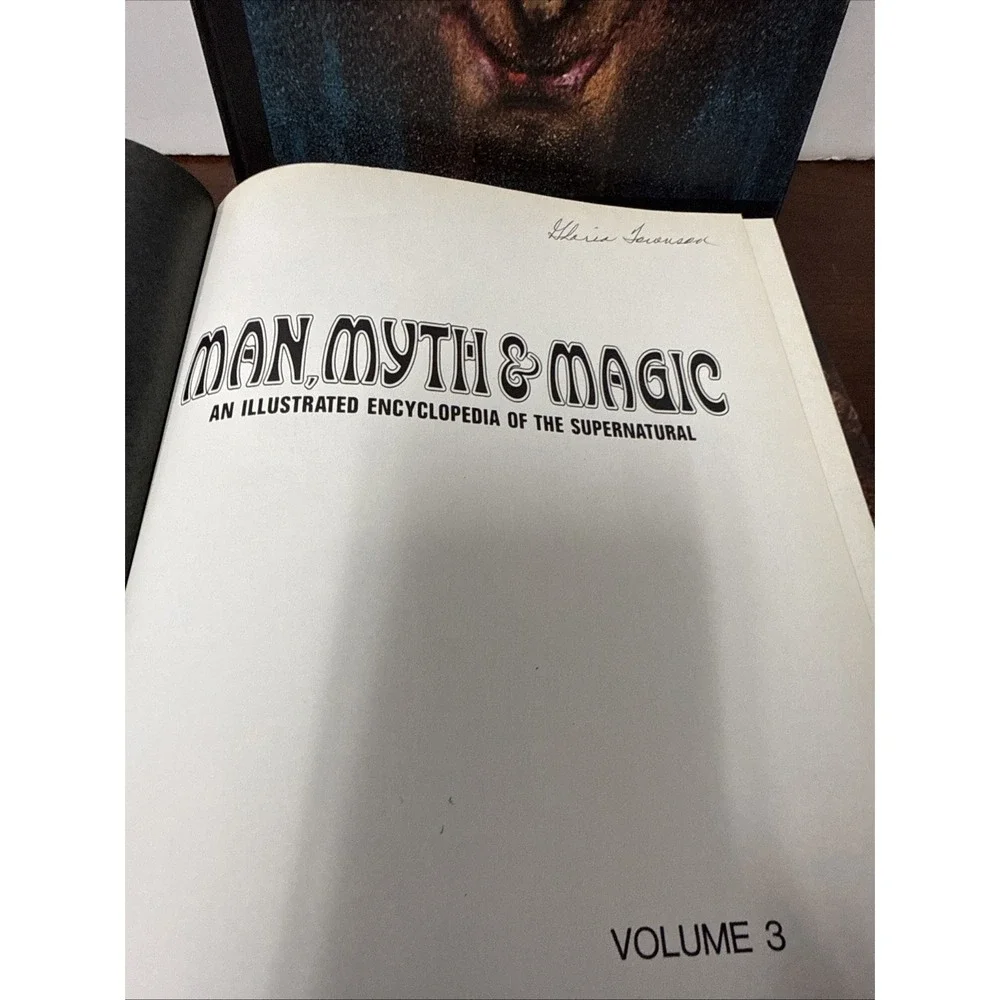 Man Myth & Magic Books An Illustrated‎ Encyclopedia of Supernatural Volumes 1-3